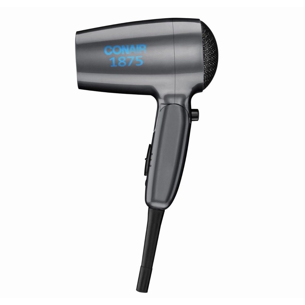 Conair 1875 Watt Compact Travel Hair Dryer Folding Handle Dual Voltage‎